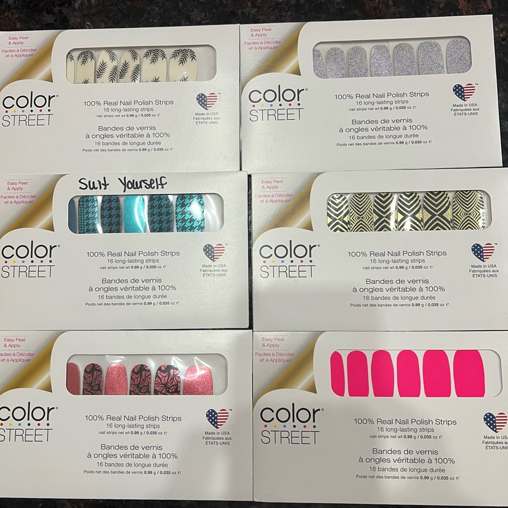 Color Street Nail Polish Strips Set